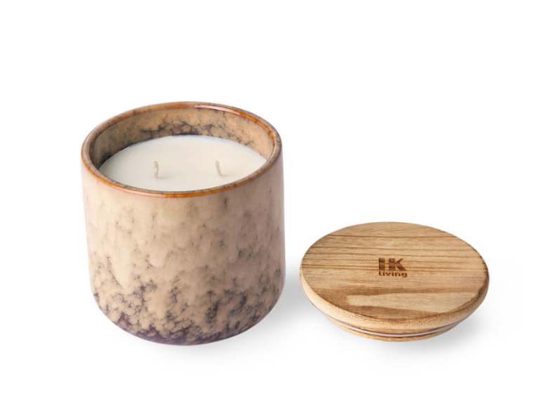 ceramic scented candle: casa fruits