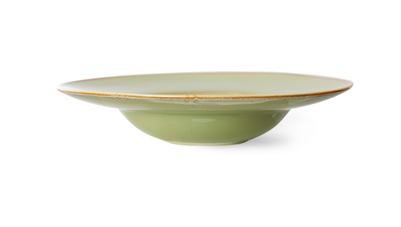 Pasta Plate - Moss Green