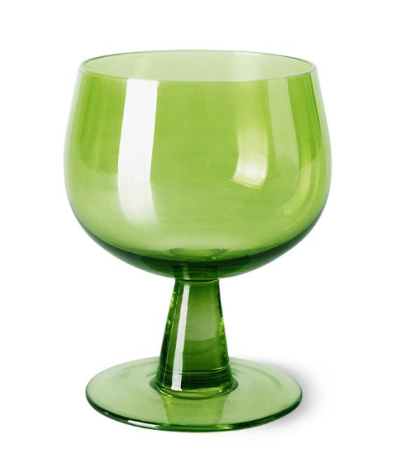 AGL4473 Wine Glass low - Lime green