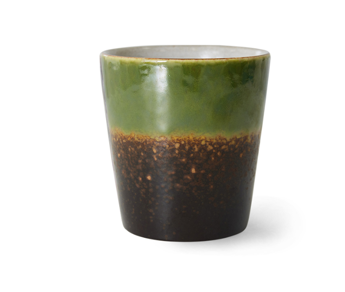 ACE7221 70s ceramics: coffee mug, algae
