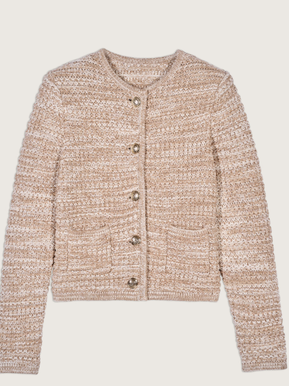 1E25GUSP Cardigan - Beige