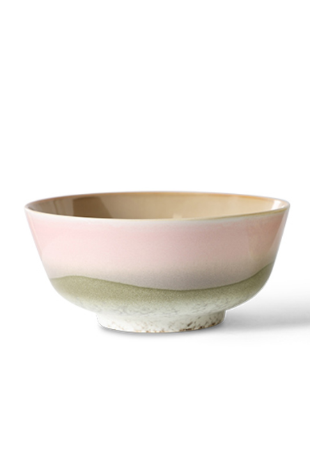 KST0075 70s ceramics: ramen bowl, bramble