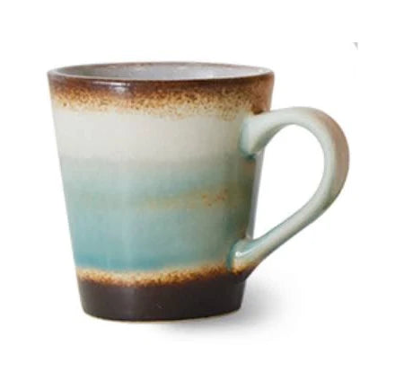 70s ceramics: espresso mugs, Retro