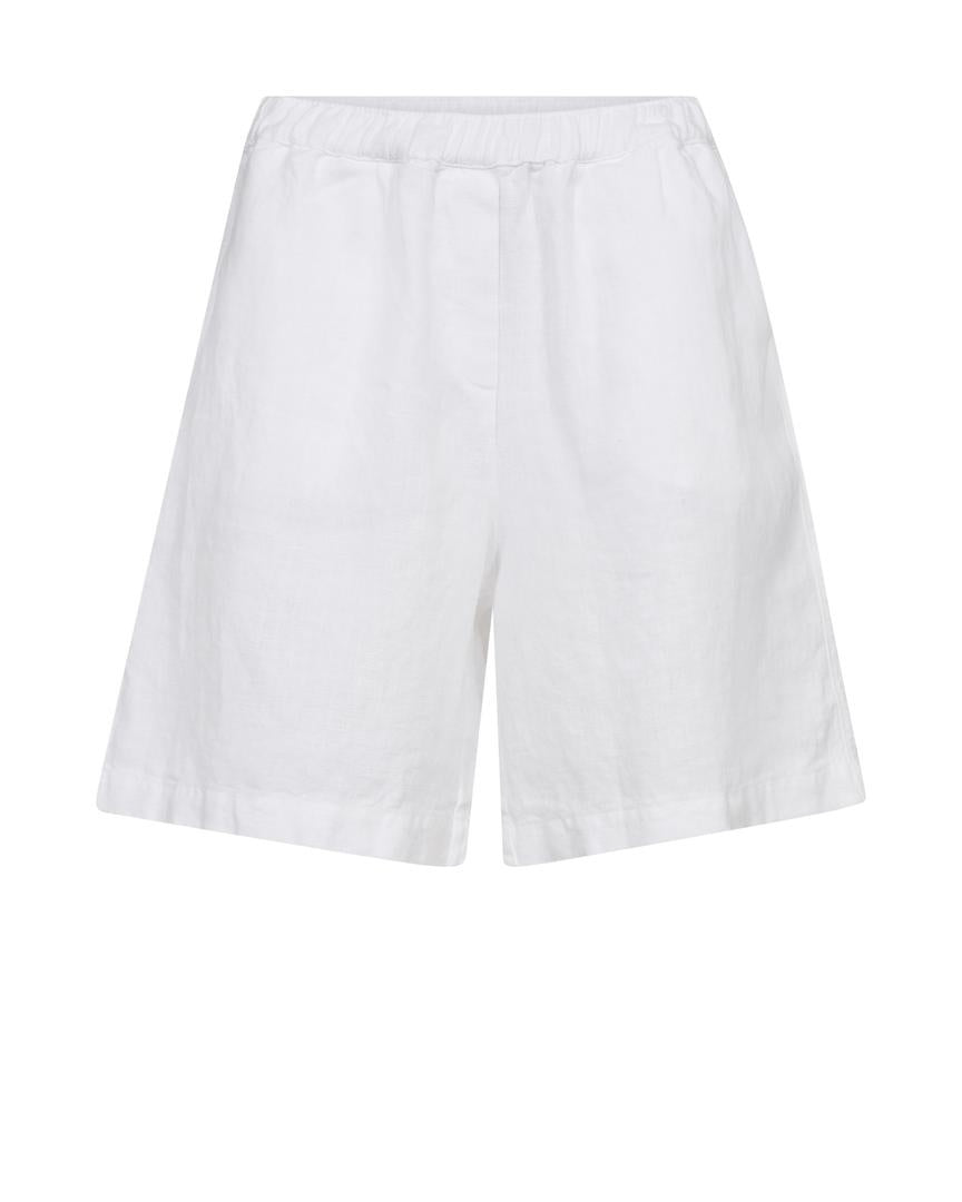 MMEmmie Linen Bermuda Shorts - White