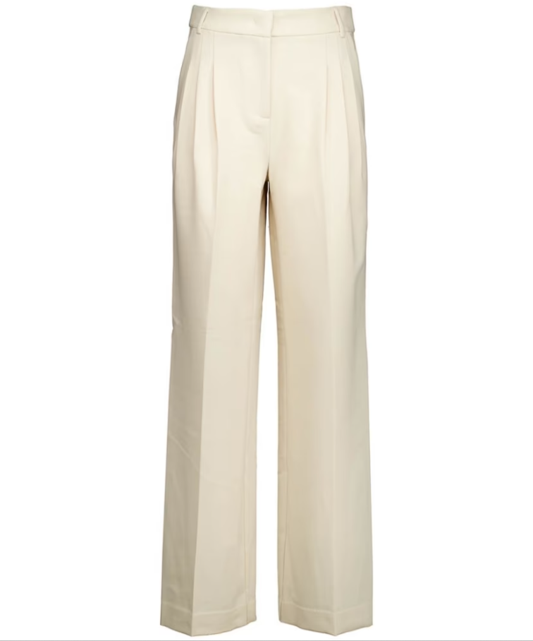 VolaCC Long Pleat Pant - Bone