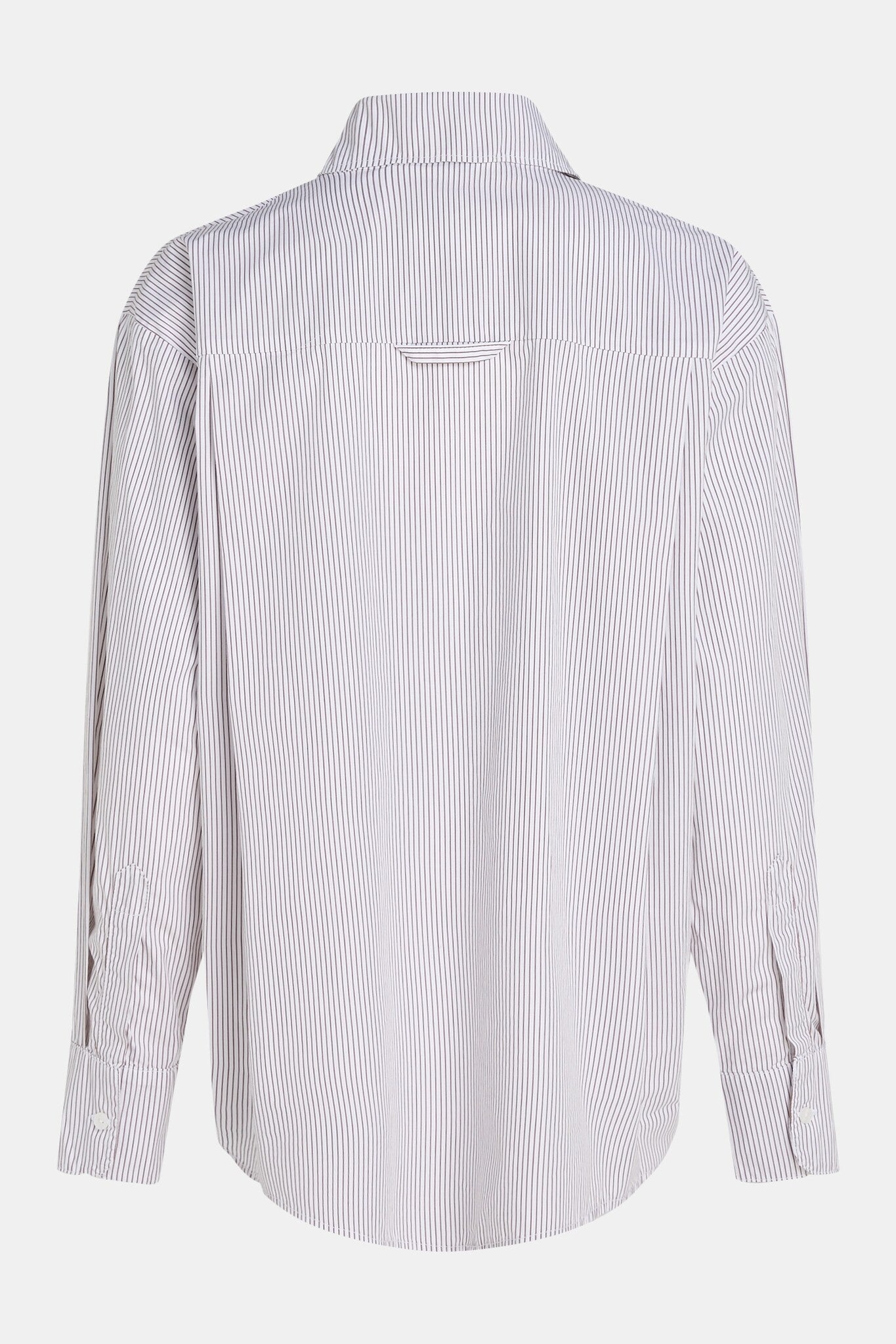 W24Z688 blouse stripe - bizon white